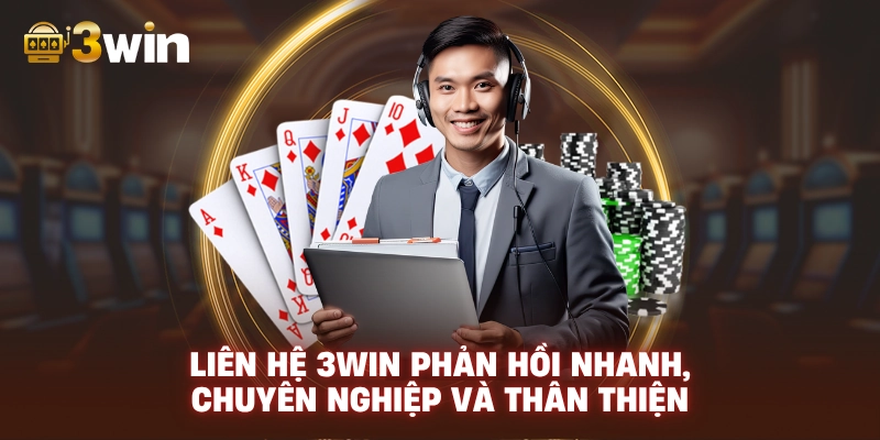 Liên hệ 3WIN phản hồi nhanh, chuyên nghiệp và thân thiện.